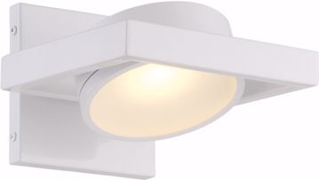 Picture of NUVO Lighting 62/992 Hawk LED Pivoting Head Wall Sconce - White Finish - Lamp Included