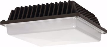 Picture of NUVO Lighting 65/074R1 LED Canopy Fixture; 58 Watt; Bronze Finish; 120-277V