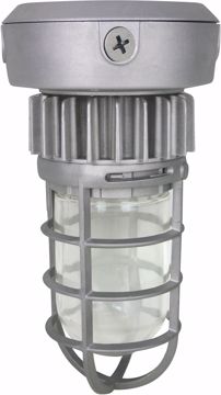 Picture of NUVO Lighting 65/079 LED Vapor Proof Ceiling Mount Silver Finish; Silver Finish; 120-277V