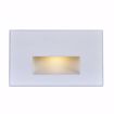 Picture of NUVO Lighting 65/407 LED Horizontal Step Light; 5 Watt; White Finish; 120 Volts