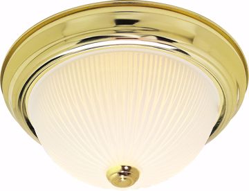 Picture of NUVO Lighting SF76/132 2 Light - 13" - Flush Mount - Frosted Ribbed