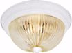 Picture of NUVO Lighting SF76/193 3 Light - 15" - Flush Mount - Clear Ribbed Glass