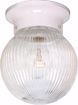 Picture of NUVO Lighting SF76/257 1 Light - 6" - Ceiling Fixture - Clear Ribbed Ball