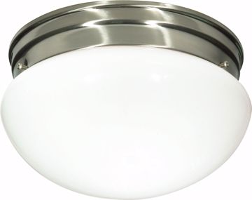 Picture of NUVO Lighting SF76/603 2 Light - 10" - Flush Mount - Medium White Mushroom