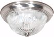 Picture of NUVO Lighting SF76/610 2 Light - 13" - Flush Mount - Clear Ribbed Glass