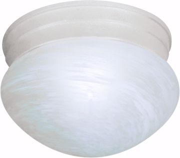 Picture of NUVO Lighting SF76/612 1 Light - 8" - Flush Mount - Small Alabaster Mushroom
