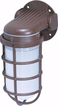 Picture of NUVO Lighting SF76/621 1 Light - 10" - Industrial Style - Wall Mount with Frosted Glass