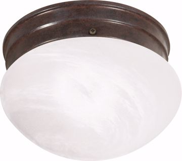 Picture of NUVO Lighting SF76/670 1 Light - 8" - Flush Mount - Small Alabaster Mushroom