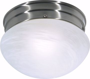 Picture of NUVO Lighting SF76/671 1 Light - 8" - Flush Mount - Small Alabaster Mushroom
