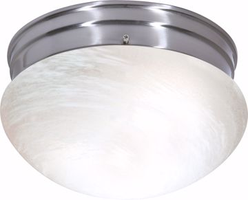 Picture of NUVO Lighting SF76/674 2 Light - 10" - Flush Mount - Medium Alabaster Mushroom