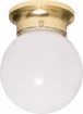 Picture of NUVO Lighting SF77/108 1 Light - 6" - Ceiling Fixture - White Ball