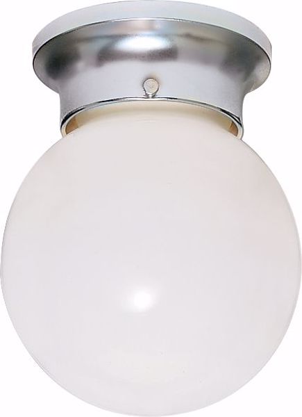 Picture of NUVO Lighting SF77/110 1 Light - 6" - Ceiling Fixture - White Ball