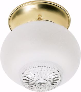 Picture of NUVO Lighting SF77/122 1 Light - 6" - Ceiling Fixture - Clear Bottom Squat Ball