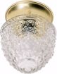 Picture of NUVO Lighting SF77/125 1 Light - 6" - Ceiling Fixture - Clear Pineapple Glass