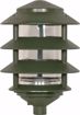 Picture of NUVO Lighting SF77/324 Pagoda Garden Fixture; Small Hood; 1 light; 3 Tier; Green Finish