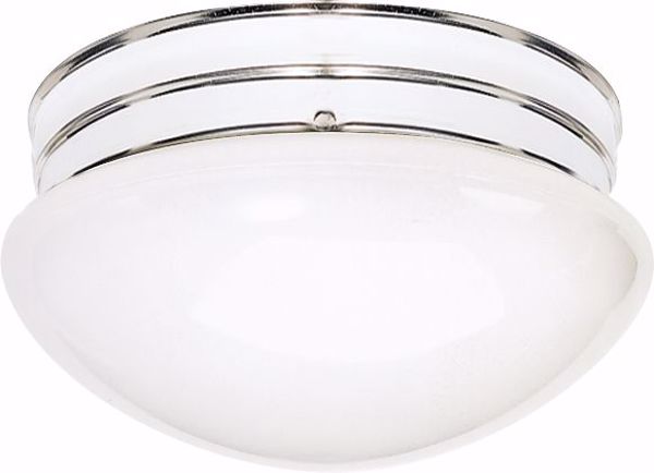 Picture of NUVO Lighting SF77/346 2 Light - 10" - Flush Mount - Medium White Mushroom