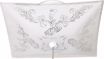 Picture of NUVO Lighting SF77/392 2 Light - 12" - Ceiling Fixture - Square Floral / with Pull Chain