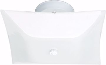 Picture of NUVO Lighting SF77/824 2 Light - 12" - Ceiling Fixture - White Square