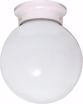 Picture of NUVO Lighting SF77/947 1 Light - 6" - Ceiling Fixture - White Ball