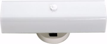 Picture of NUVO Lighting SF77/990 2 Light - 14" - Vanity - with White "U" Channel Glass with Conv Outlet