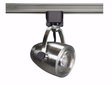 Picture of NUVO Lighting TH415 1 Light - LED - 12W Track Head - Pinch back shape - Brushed Nickel - 24 Deg. Beam