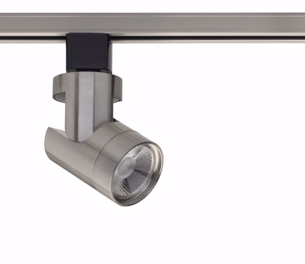 Picture of NUVO Lighting TH435 1 Light - LED - 12W Track Head - Barrel - Brushed Nickel - 24 Deg. Beam