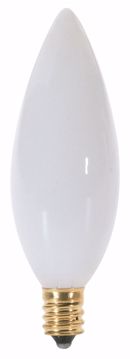 Picture of SATCO A3689 40W Torpedo CAND WHT 130V Incandescent Light Bulb