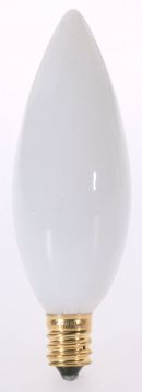 Picture of SATCO A3690 60W Torpedo CAND WHT 130V Incandescent Light Bulb