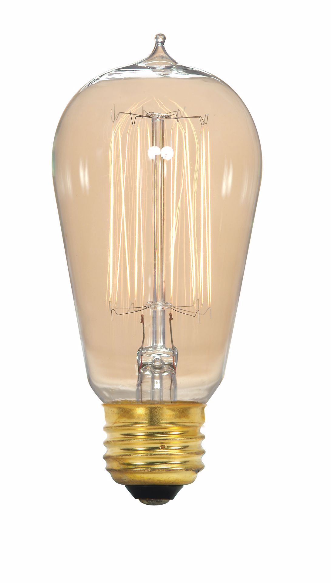 Bulbs N Lighting. SATCO S2413 40ST19/CL/15S/120V VINTAGE Incandescent ...