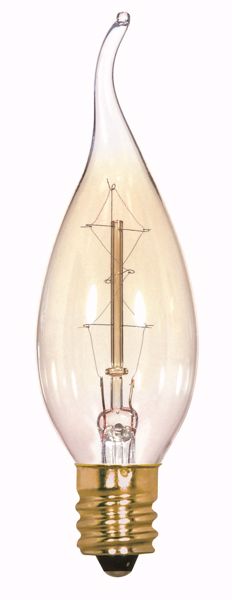 Picture of SATCO S2418 25CFC/7S/120V VINTAGE Incandescent Light Bulb