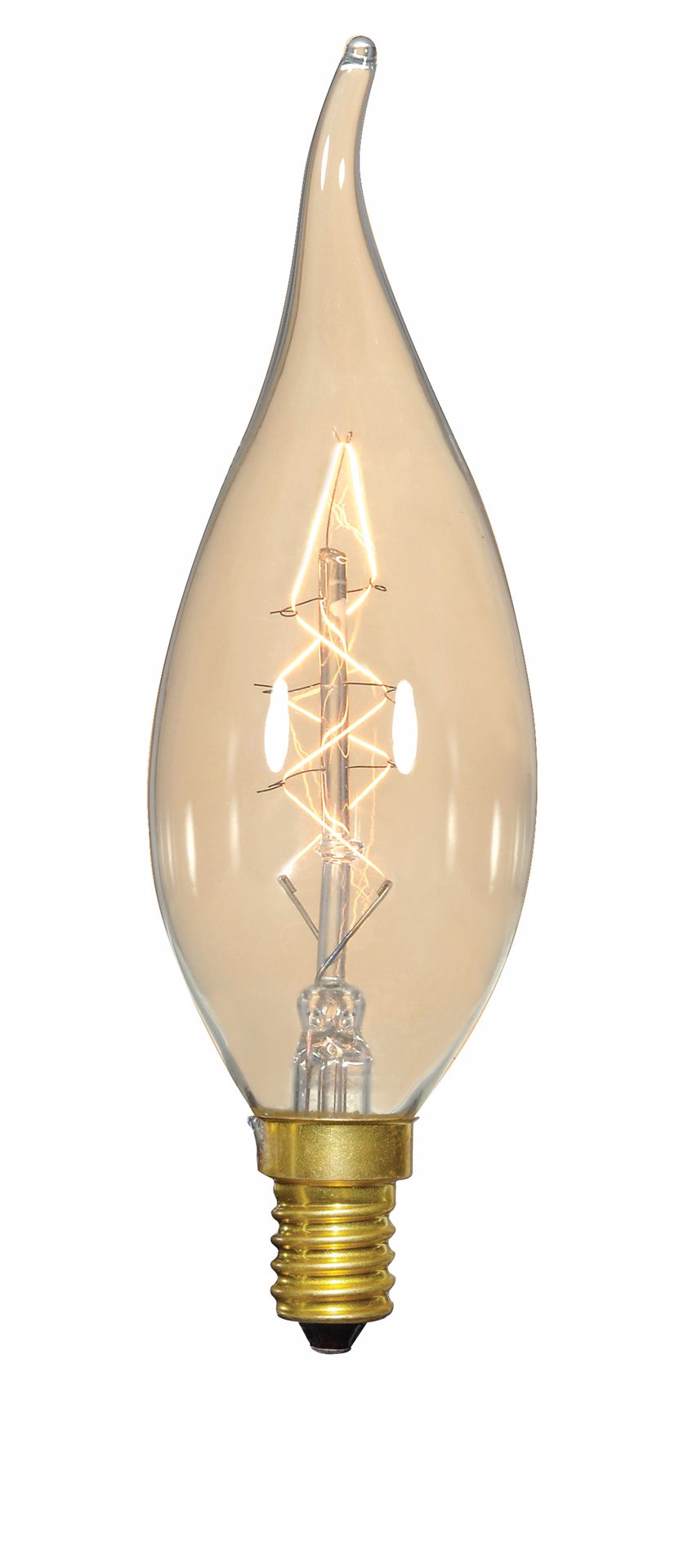Bulbs N Lighting. SATCO S2418 25CFC/7S/120V VINTAGE Incandescent Light Bulb