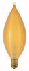 Picture of SATCO S2706 25W C-11 AMBER SATCO-ESC CAND Incandescent Light Bulb