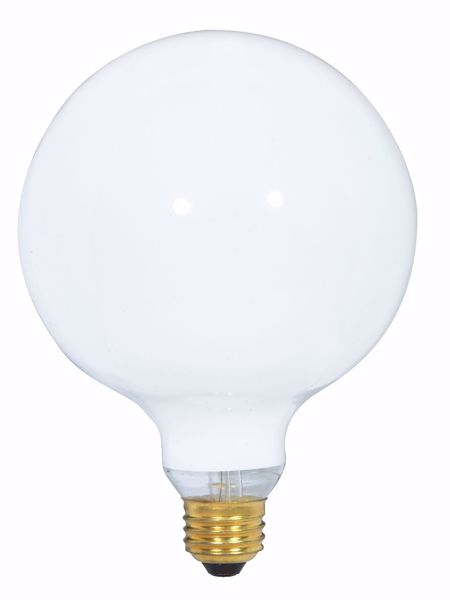 Picture of SATCO S3001 40G40 WHITE Incandescent Light Bulb
