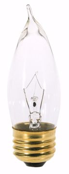 Picture of SATCO S3264 25W TT Standard Clear Incandescent Light Bulb