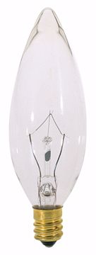 Picture of SATCO S3390 25W Torpedo EUROP Clear Incandescent Light Bulb