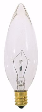 Picture of SATCO S3391 40W Torpedo EUROP Clear Incandescent Light Bulb