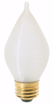 Picture of SATCO S3413 25W C15 SATCO-ESCENT SATIN Incandescent Light Bulb