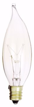 Picture of SATCO S3773 15W TT CAND Clear Incandescent Light Bulb