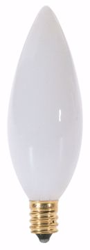 Picture of SATCO S3788 25W Torpedo CAND WHT Incandescent Light Bulb