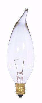 Picture of SATCO S3867 15W TURN TIP CLEAR 12V E12 Incandescent Light Bulb