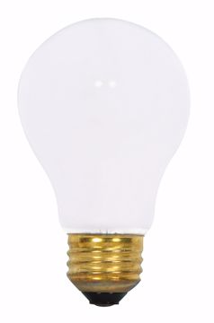 Picture of SATCO S3881 75A19/RS/130V  Incandescent Light Bulb