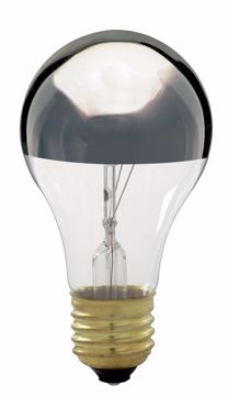 Picture of SATCO S3956 100A19 CHROME TOP Incandescent Light Bulb