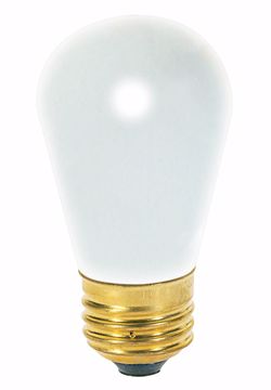 Picture of SATCO S3966 11S14 Frosted Incandescent Light Bulb