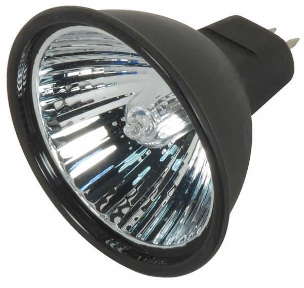 Picture of SATCO S4179 FMW/B/C 38' 35MR16 BLACK LENSD Halogen Light Bulb