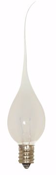 Picture of SATCO S4520 5W SILICONE CANDLE BULB 120V Incandescent Light Bulb