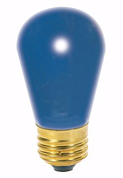 Picture of SATCO S4563 11W S14 BLUE Incandescent Light Bulb
