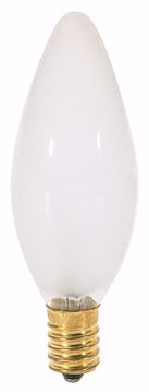Picture of SATCO S4715 40B9 1/2/F  EURO BASE Frosted Incandescent Light Bulb