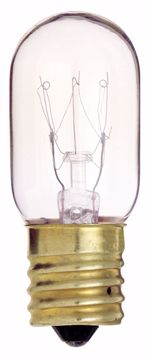 Picture of SATCO S4722 15T7N CD/1 INT BASE CLEAR 130V Incandescent Light Bulb
