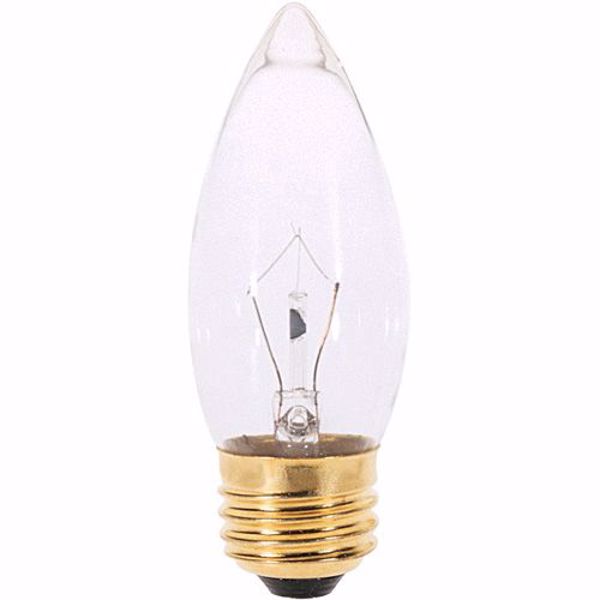 Picture of SATCO S4740 40W CLEAR B11 FAN BULB Incandescent Light Bulb
