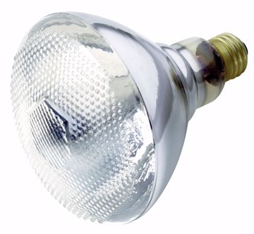 Picture of SATCO S4752 175BR38/CLEAR HEAT Incandescent Light Bulb